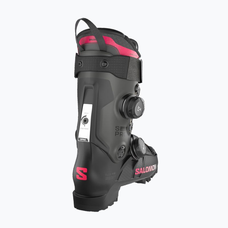 Дамски ски обувки Salomon S/PRO Supra Dual Boa 115 W black/beluga met/raspberry 4