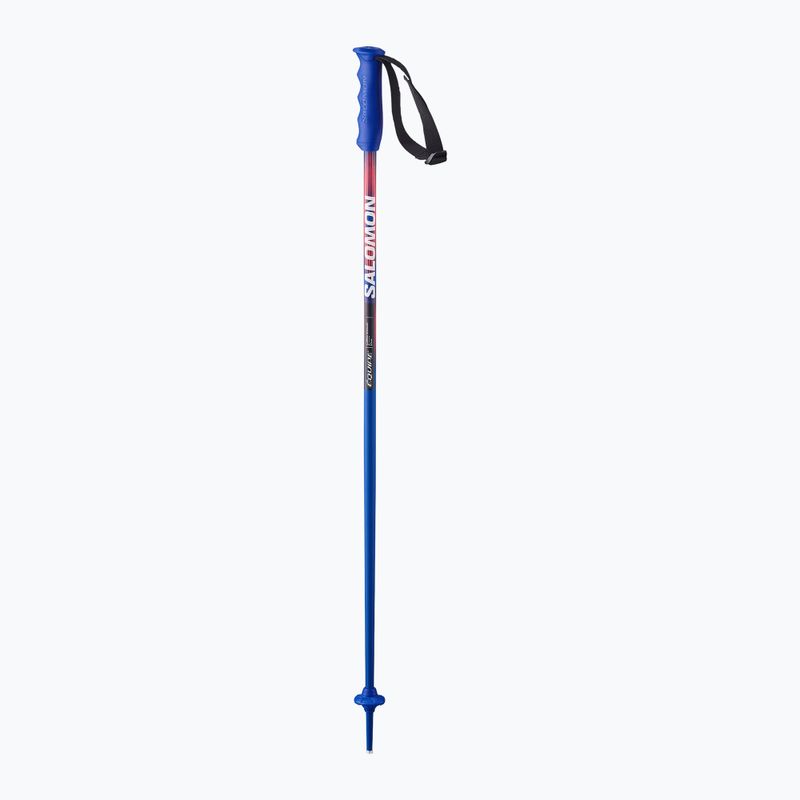 Детски скиорски щеки Salomon Equipe ALU Jr race blue/red 2