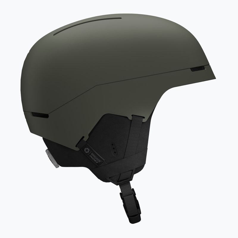 Скиорска каска Salomon Brigade Index castor gray 2