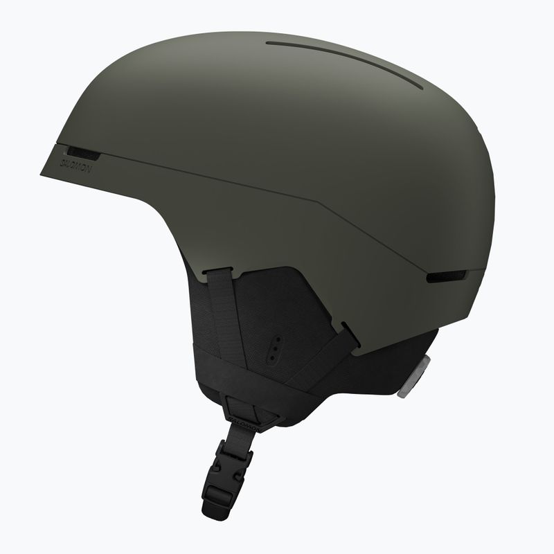 Скиорска каска Salomon Brigade Index castor gray 3