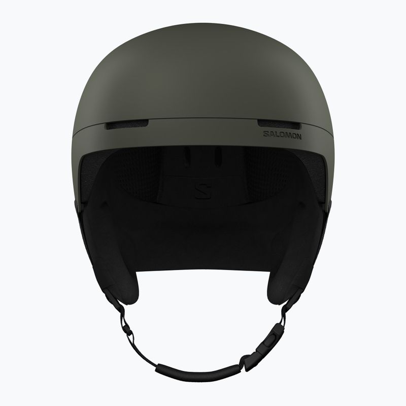 Скиорска каска Salomon Brigade Index castor gray 4