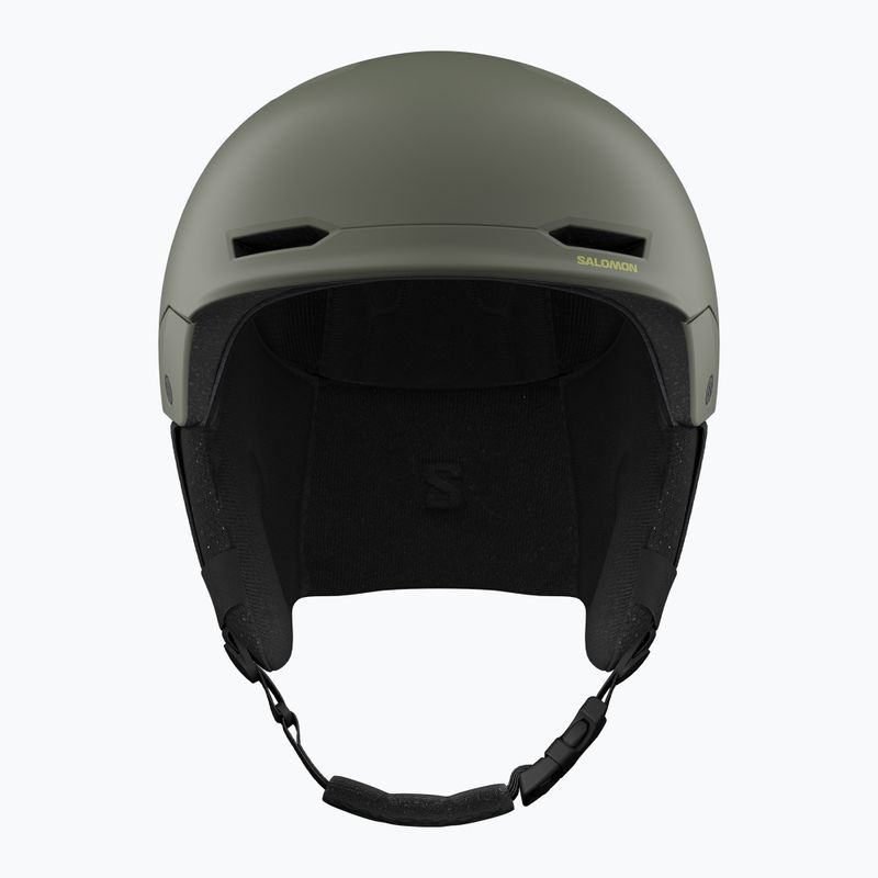 Детска скиорска каска Salomon Husk Jr castor gray 4