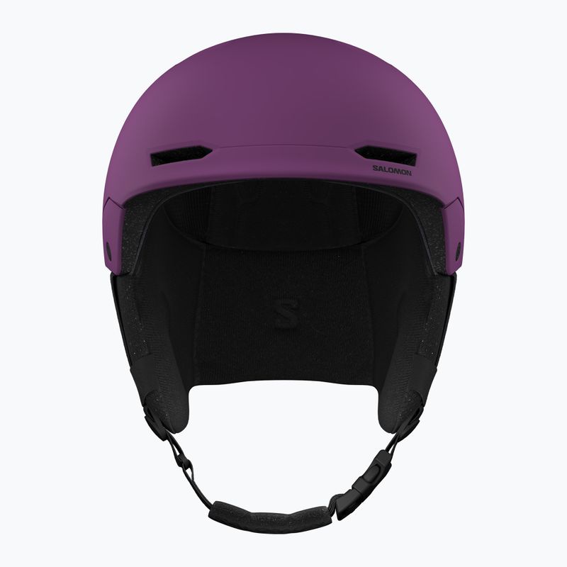 Детска скиорска каска Salomon Husk Jr pansy 4