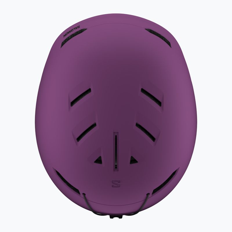 Детска скиорска каска Salomon Husk Jr pansy 5