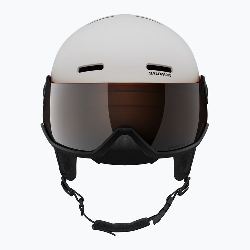 Детска скиорска каска Salomon Orka Visor Jr S2 white 4