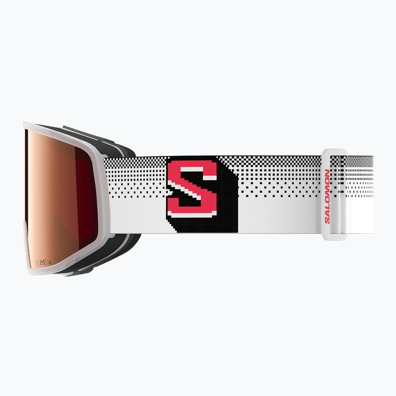 Скиорскa маска Salomon Sentry Pro Sigma S3 translucent frozen/sigma fire red 4