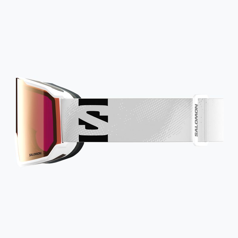 Скиорскa маска Salomon S/View 3 S2 white/ml lruby 4