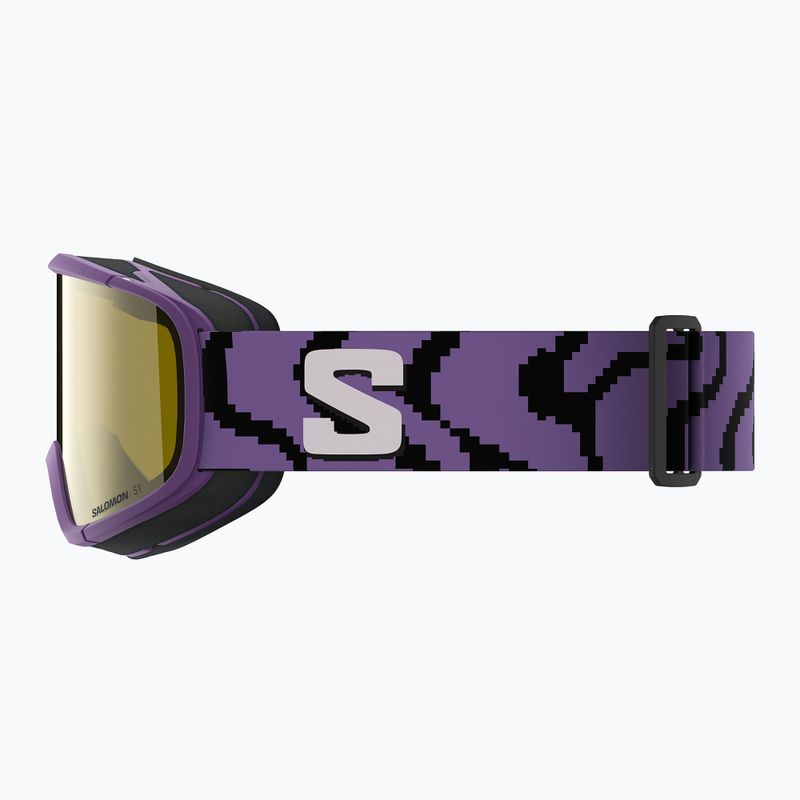 Детска скиорска маска Salomon Lumi Acces Jr S1 pansy/flash yellow 4