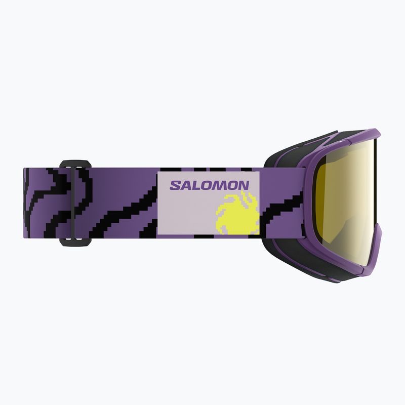 Детска скиорска маска Salomon Lumi Acces Jr S1 pansy/flash yellow 5