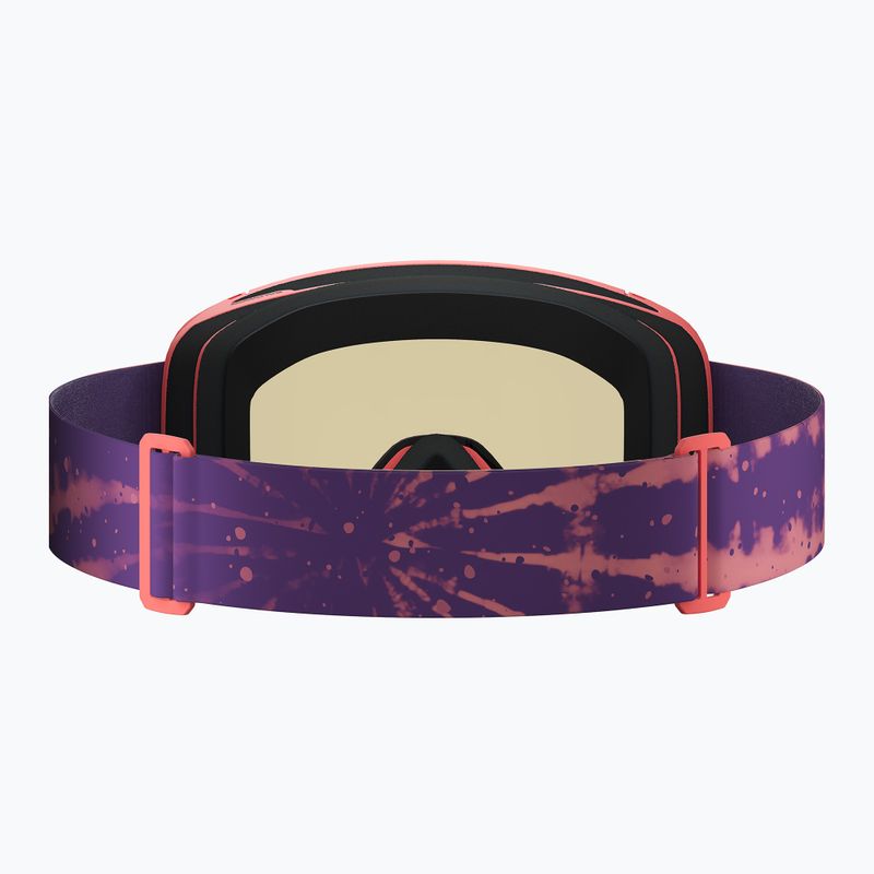 Детска скиорска маска Salomon Lumi Acces Jr S2 sun kissed coral/flash gold 3