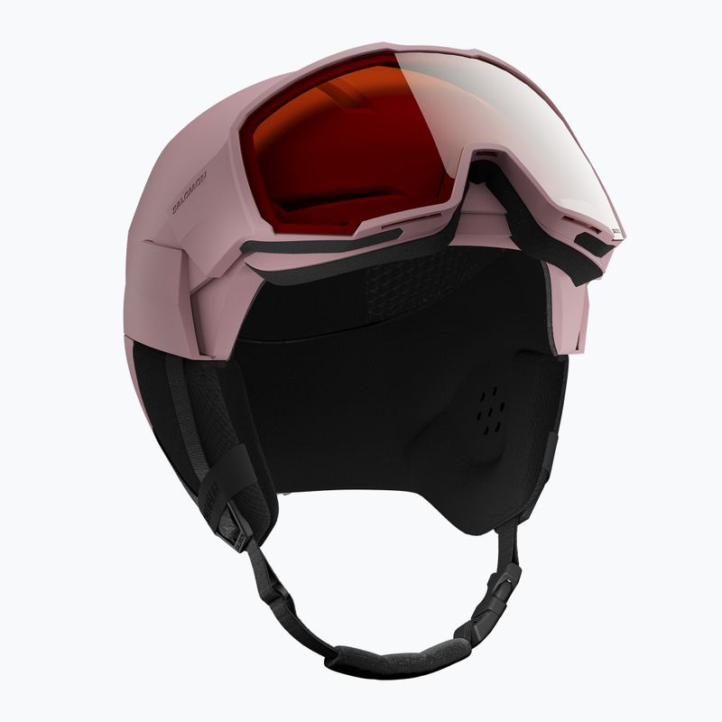 Скиорска каска Salomon Osmo Dawn Pink/Flash Tonic/Orange 2