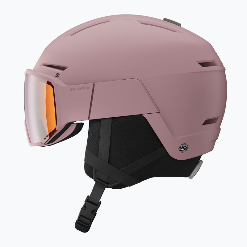 Скиорска каска Salomon Osmo Dawn Pink/Flash Tonic/Orange 4