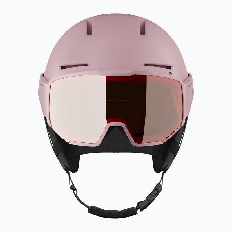 Скиорска каска Salomon Osmo Dawn Pink/Flash Tonic/Orange 5