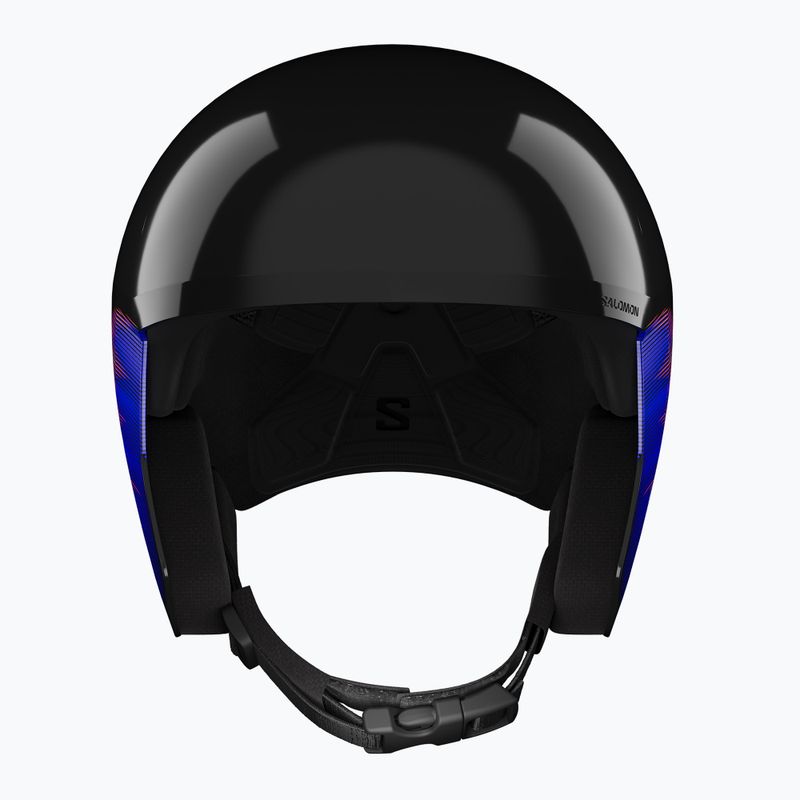 Детска скиорска каска Salomon Equipe Fis Jr black/flames 2