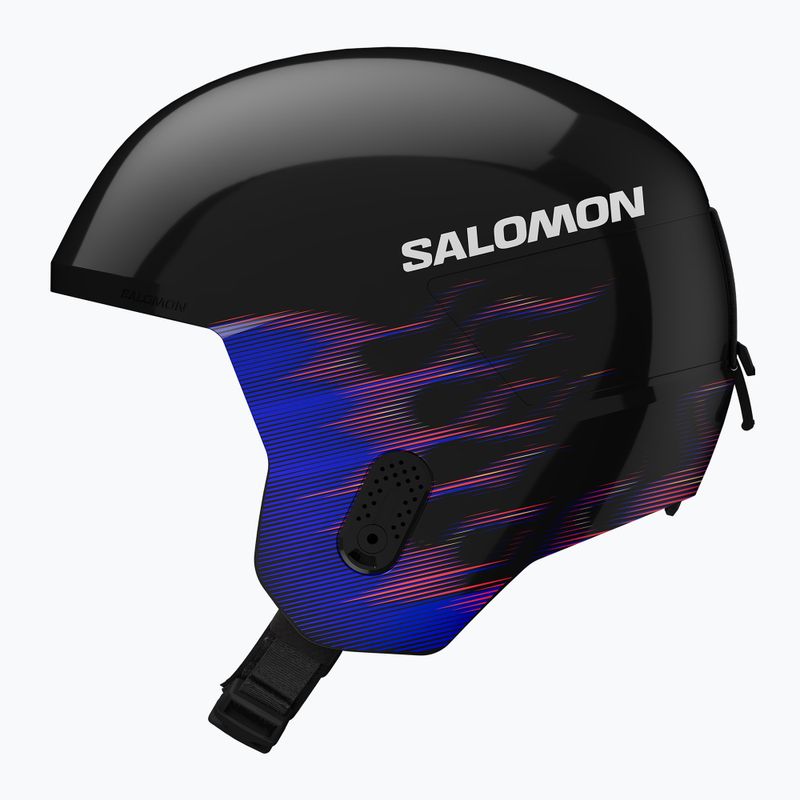 Детска скиорска каска Salomon Equipe Fis Jr black/flames 4