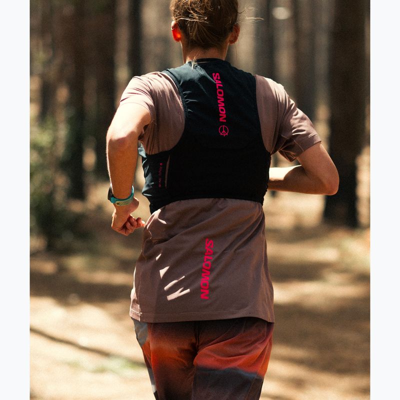 Жилетка за бягане Salomon S/Lab Sense 6 Courtney Edition black/rose taupe 8