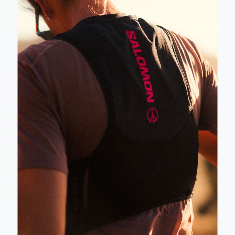 Жилетка за бягане Salomon S/Lab Sense 6 Courtney Edition black/rose taupe 9
