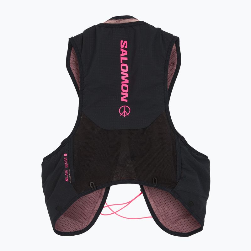 Жилетка за бягане Salomon S/Lab Sense 6 Courtney Edition black/rose taupe 2