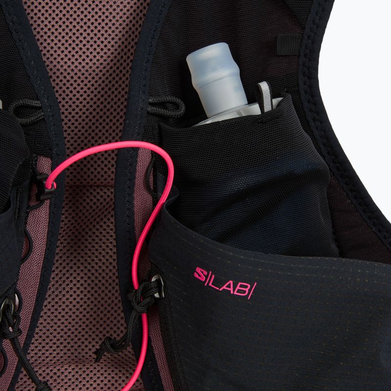 Жилетка за бягане Salomon S/Lab Sense 6 Courtney Edition black/rose taupe 3