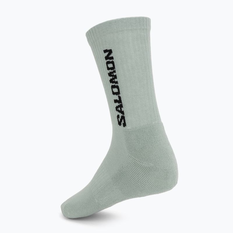Чорапи Salomon Everyday Crew 3 pack stormy weather/sea foam/mustang 5