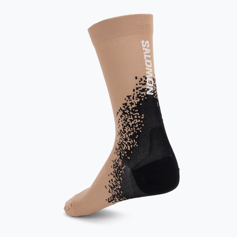 Чорапи Salomon Gravel Crew burro/black/vanilla ice 2