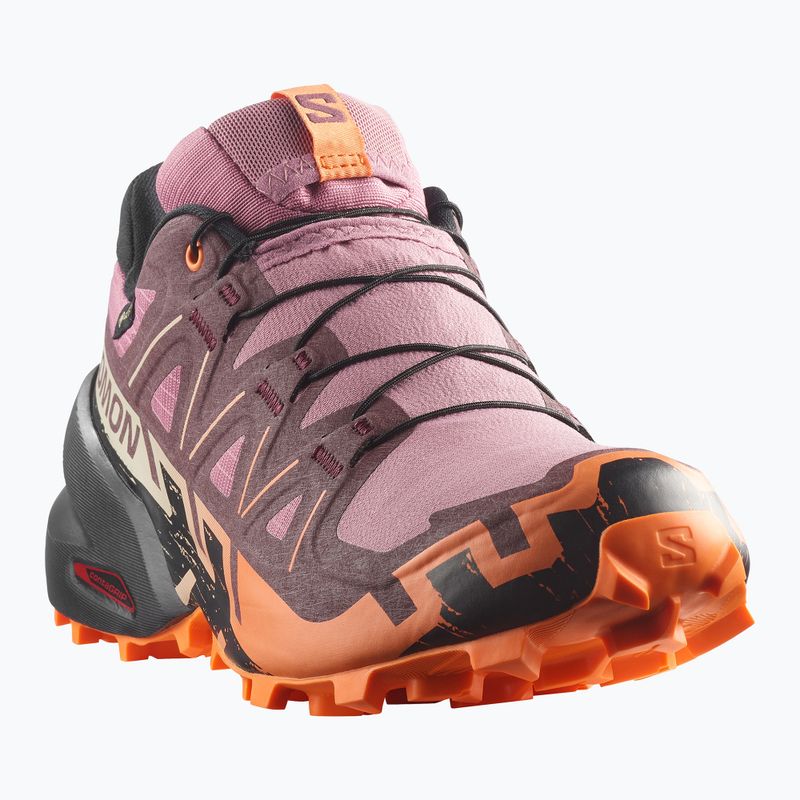 Дамски обувки за бягане Salomon Speedcross 6 GTX dusky orchid/huckleberry 2