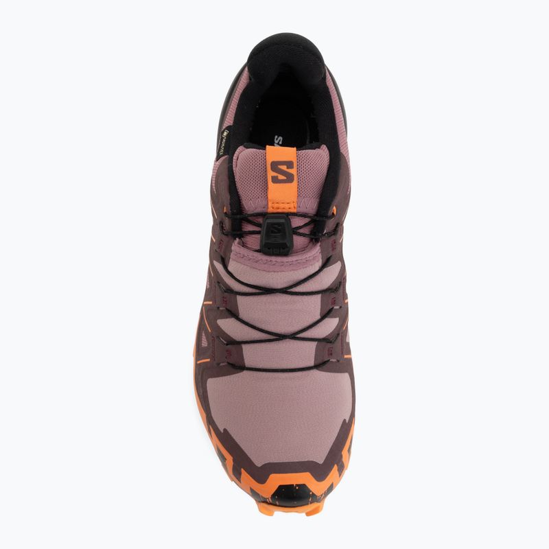 Дамски обувки за бягане Salomon Speedcross 6 GTX dusky orchid/huckleberry 5