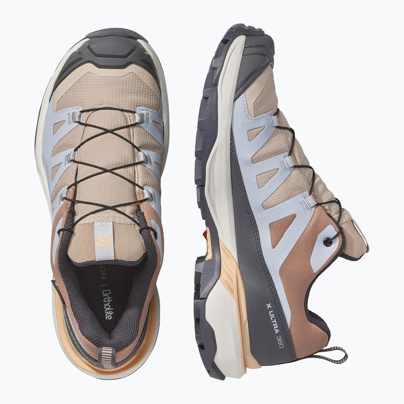 Дамски обувки за трекинг Salomon X Ultra 360 GTX oxford tan/pearl blue 3