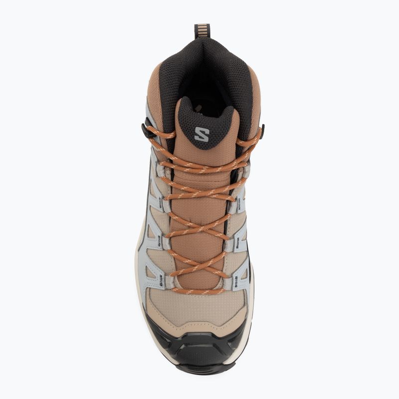 Дамски обувки за трекинг Salomon X Ultra 360 MID GTX oxford tan/pearl blue 5