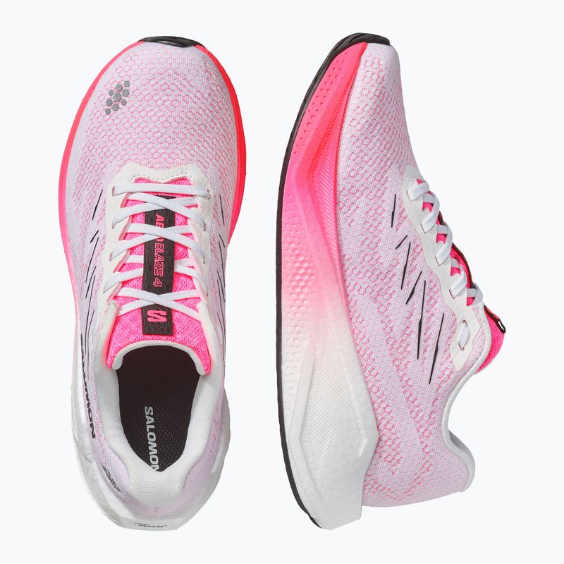 Дамски обувки за бягане Salomon Aero Blaze 4 white/knockout pink 3