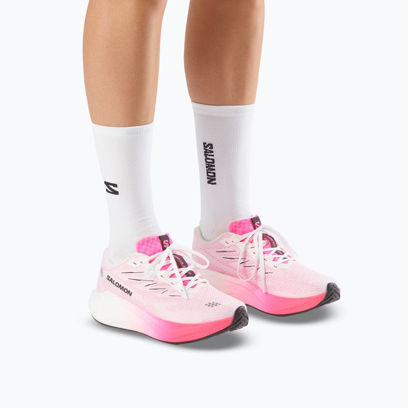 Дамски обувки за бягане Salomon Aero Blaze 4 white/knockout pink 5