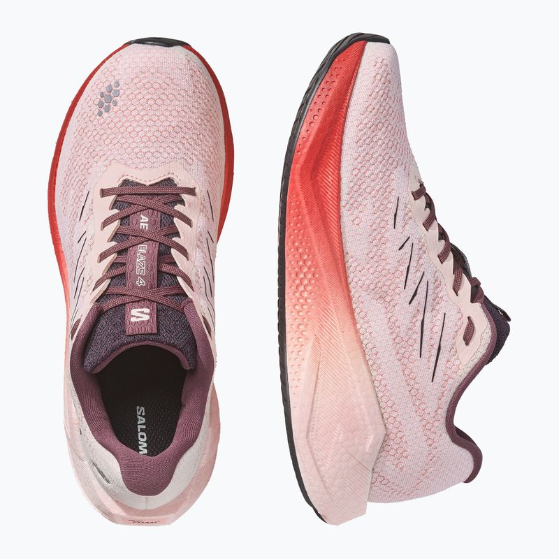 Дамски обувки за бягане Salomon Aero Blaze 4 vanilla ice/huckleberry 3