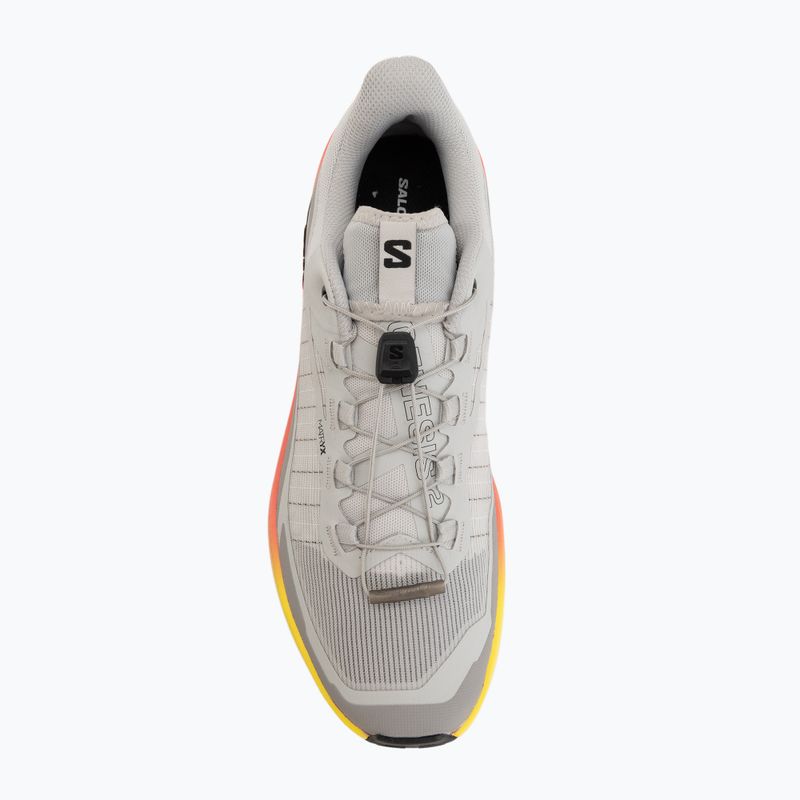 Мъжки обувки за бягане  Salomon Genesis 2 gray violet/safety yellow 5