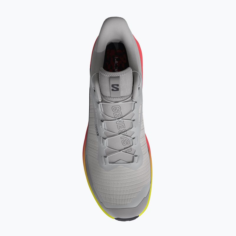 Дамски обувки за бягане Salomon Genesis 2 gray violet/safety yellow 3