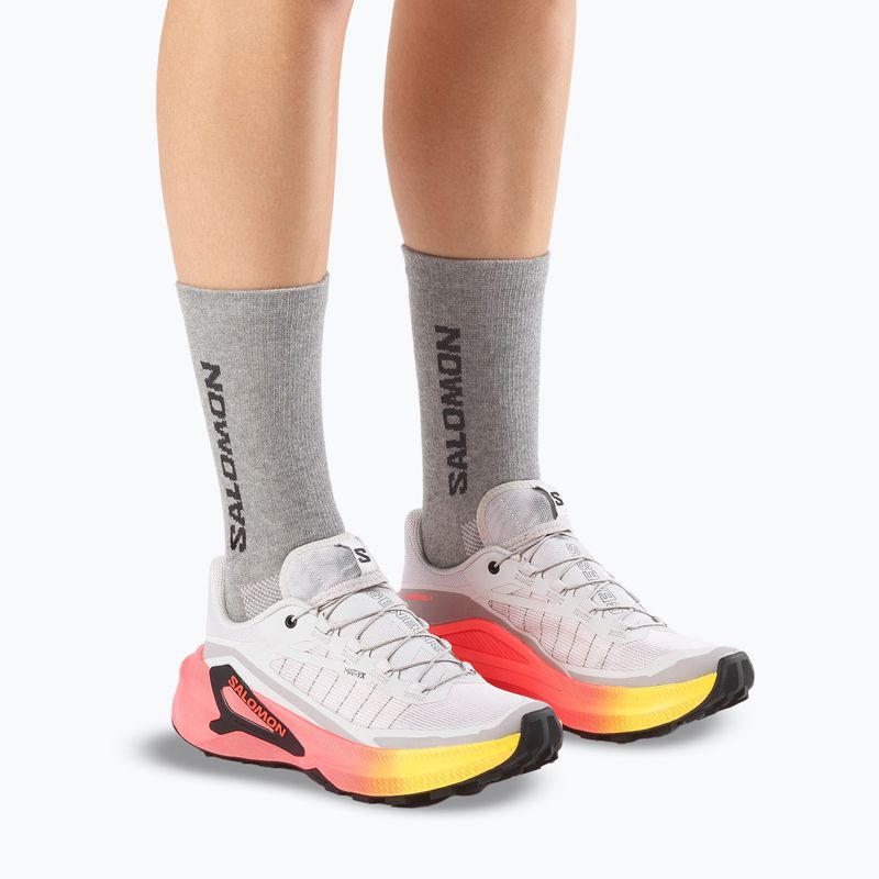 Дамски обувки за бягане Salomon Genesis 2 gray violet/safety yellow 6