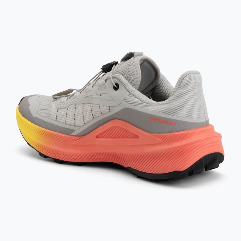 Дамски обувки за бягане Salomon Genesis 2 gray violet/safety yellow 3