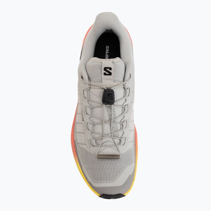 Дамски обувки за бягане Salomon Genesis 2 gray violet/safety yellow 5