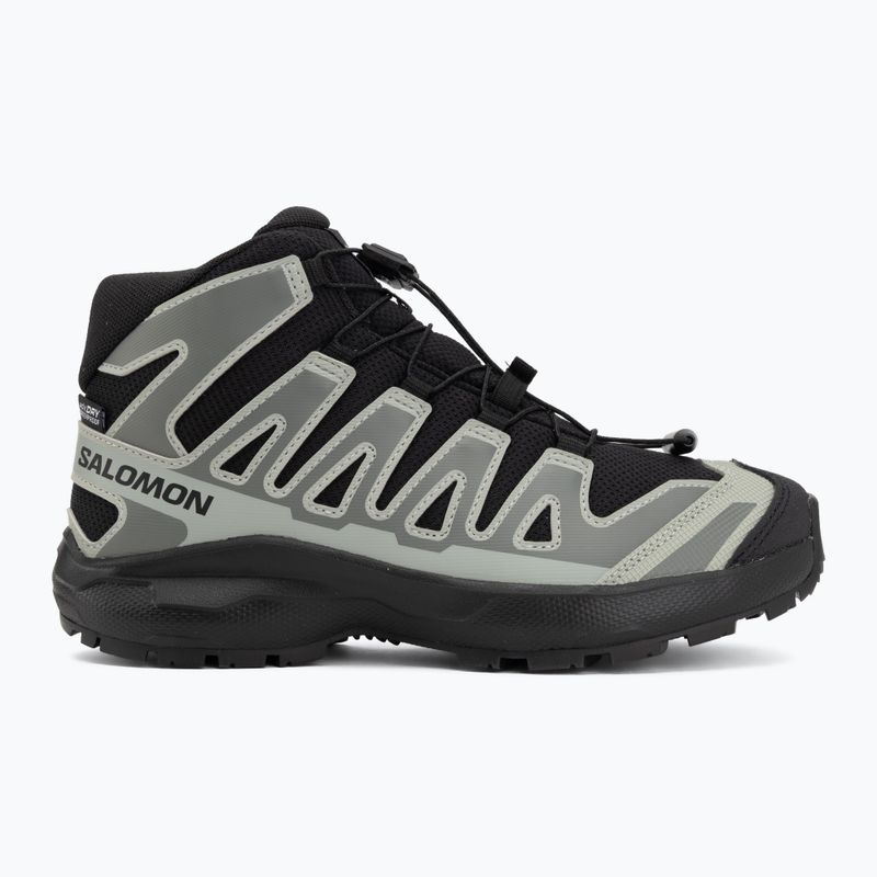 Детски туристически обувки Salomon XA PRO MID Waterproof black/sedona sage 2