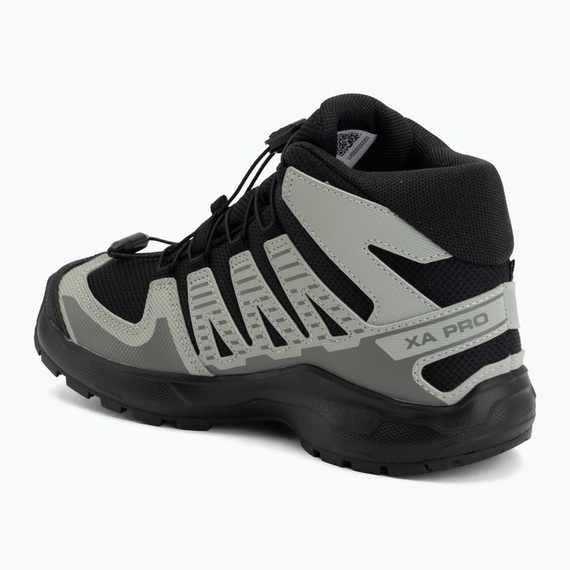 Детски туристически обувки Salomon XA PRO MID Waterproof black/sedona sage 3