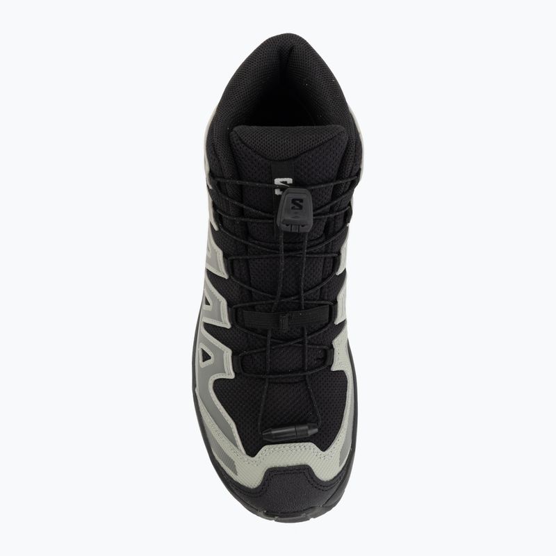 Детски туристически обувки Salomon XA PRO MID Waterproof black/sedona sage 5