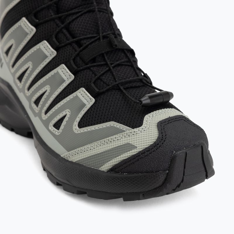 Детски туристически обувки Salomon XA PRO MID Waterproof black/sedona sage 7