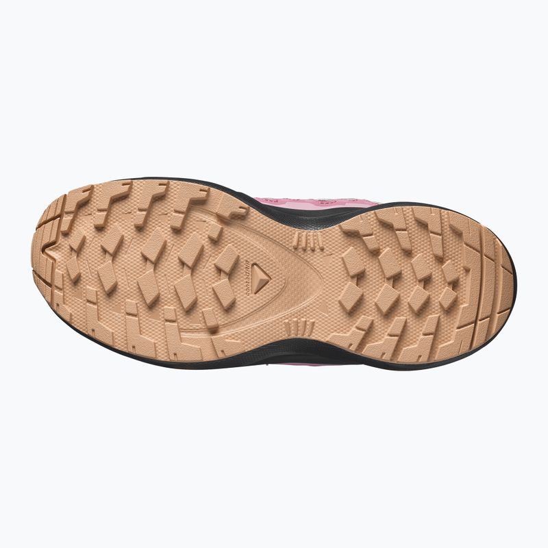 Детски туристически обувки Salomon XA Pro Mid Waterproof nocturne/dusky orchid 4