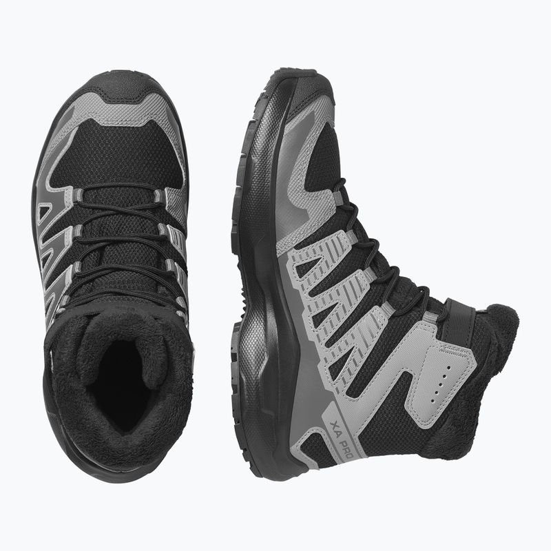 Детски туристически обувки Salomon XA Pro Winter Waterproof black/castlerock 2