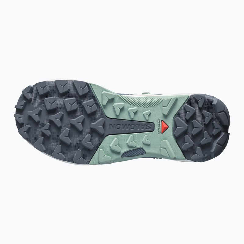 Дамски туристически обувки Salomon Genesis Mid GTX grisaille/green milieu 4
