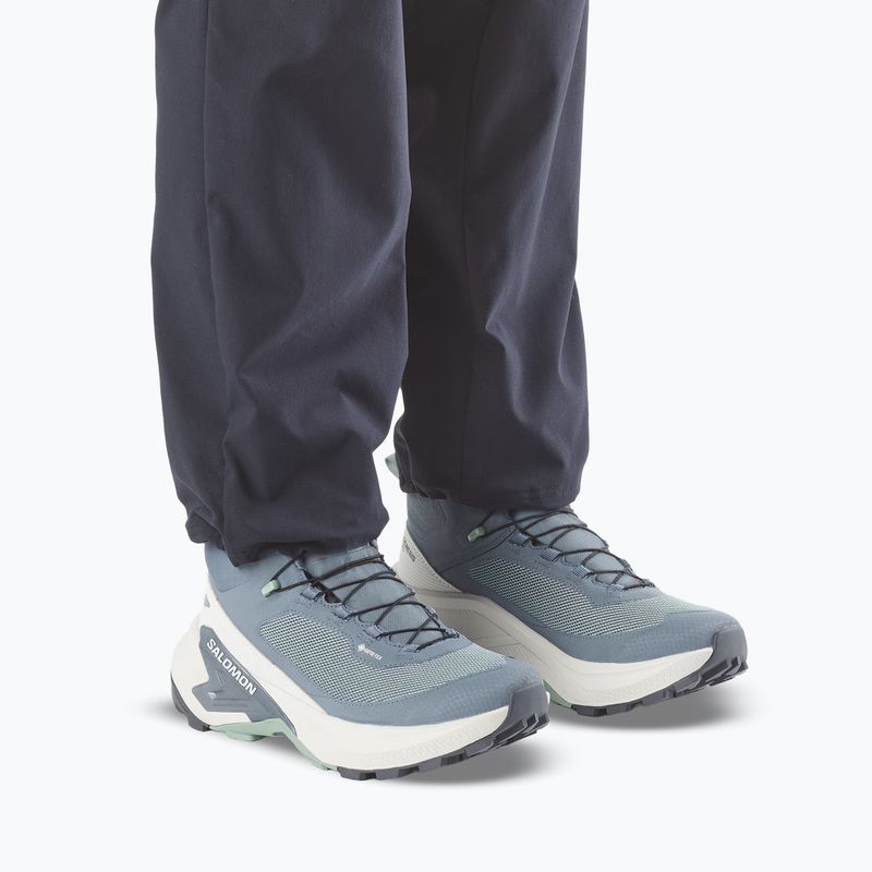 Дамски туристически обувки Salomon Genesis Mid GTX grisaille/green milieu 5