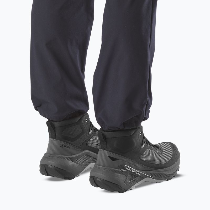 Мъжки туристически обувки Salomon Genesis Mid GTX black/asphalt 5