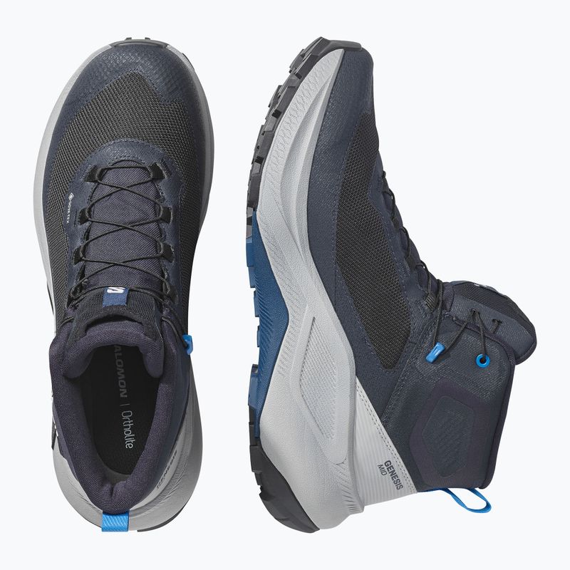 Мъжки туристически обувки Salomon Genesis Mid GTX dark navy/spellbound 3