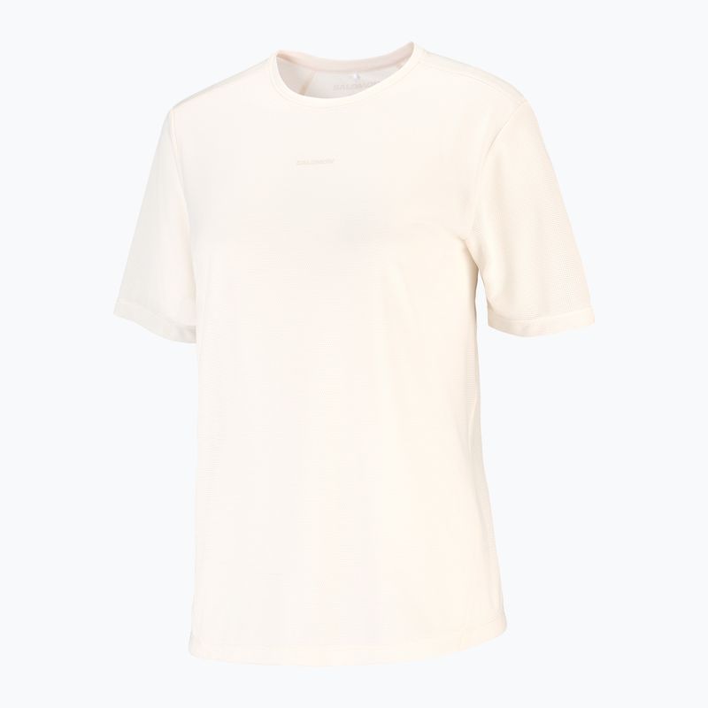 Дамска тениска за бягане Salomon Shakeout Core GFX SS Tee whisper white/pink frosting 5