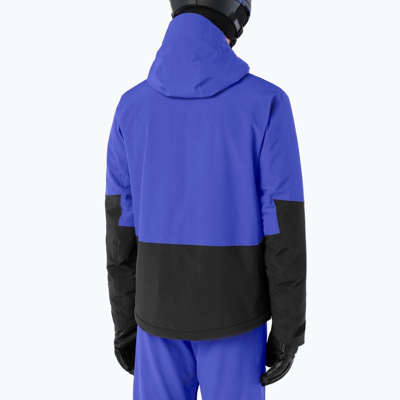 Мъжко скиорско яке Salomon Highland clematis blue/deep black 2