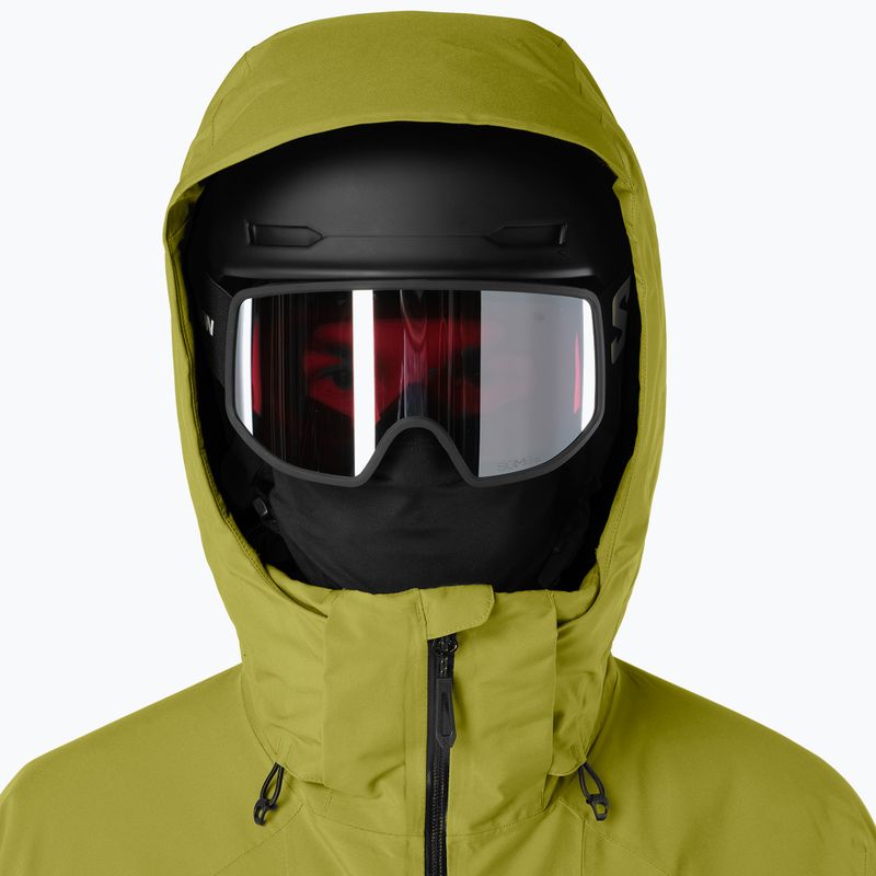 Мъжко скиорско яке Salomon Brilliant 2.0 cardamon seed/deep black 3
